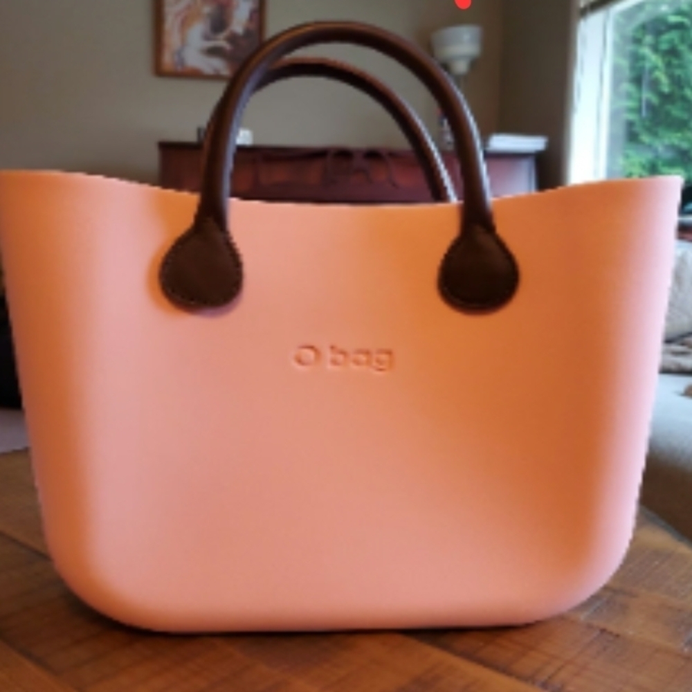 Obagi Peach and Brown Tote